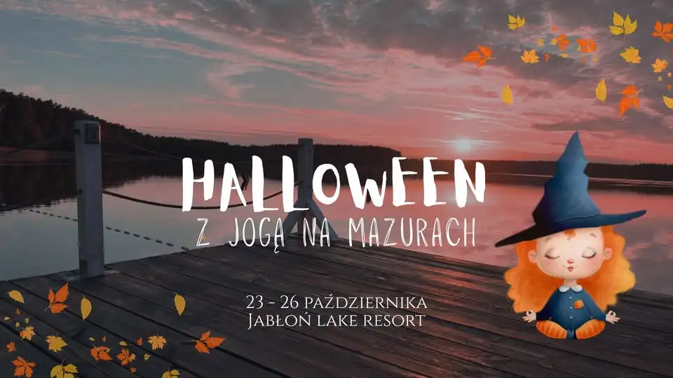 Halloween z jogą na Mazurach  Obrazek promujący wydarzenie