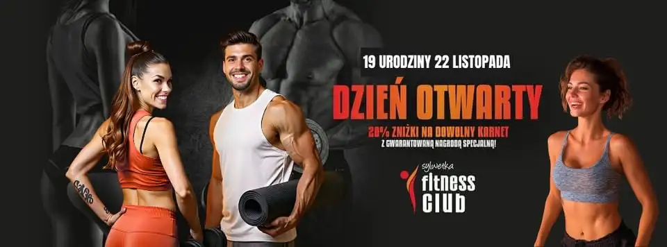 DZIEŃ OTWARTY Fitness Club Sylwetka Obrazek promujący wydarzenie