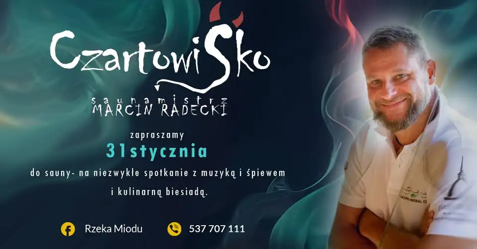 Saunowe Czartowisko z Marcinem Radeckim Obrazek promujący wydarzenie