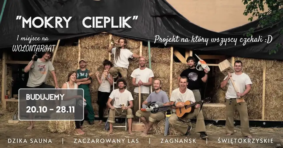 Budujemy MOKRY CIEPLIK - projekt, na który wszyscy czekali :D Obrazek promujący wydarzenie