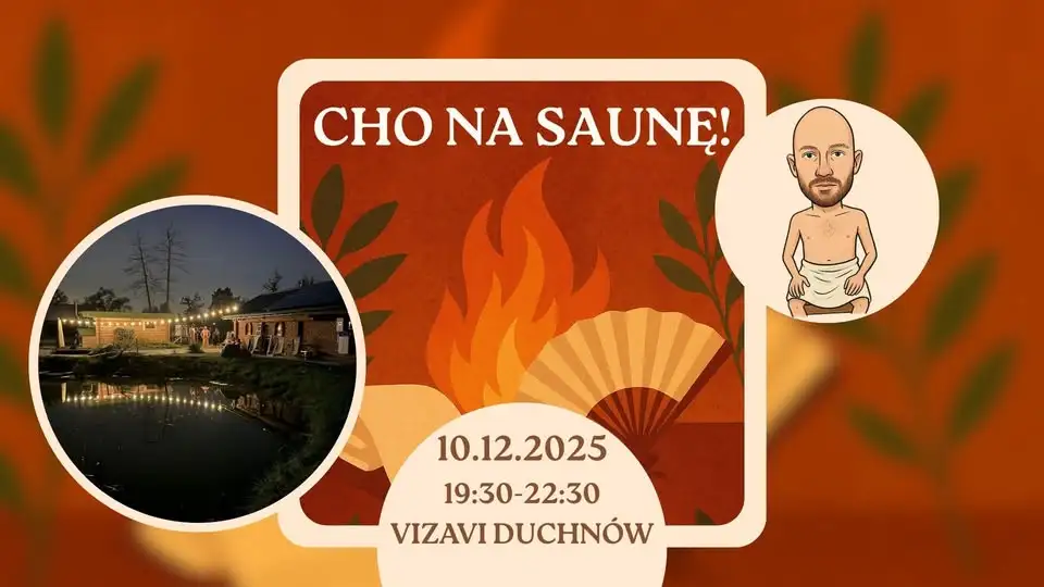 Wieczór saunowy na osłodę grudniowej szarugi Obrazek promujący wydarzenie