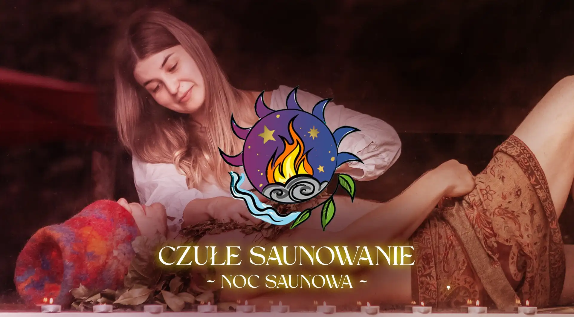 Czułe Saunowanie - noc saunowa w Parostacji Obrazek promujący wydarzenie