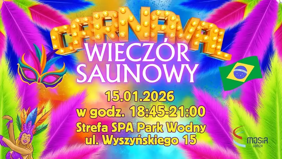 Karnawałowy Wieczór Saunowy w Strefie SPA Obrazek promujący wydarzenie
