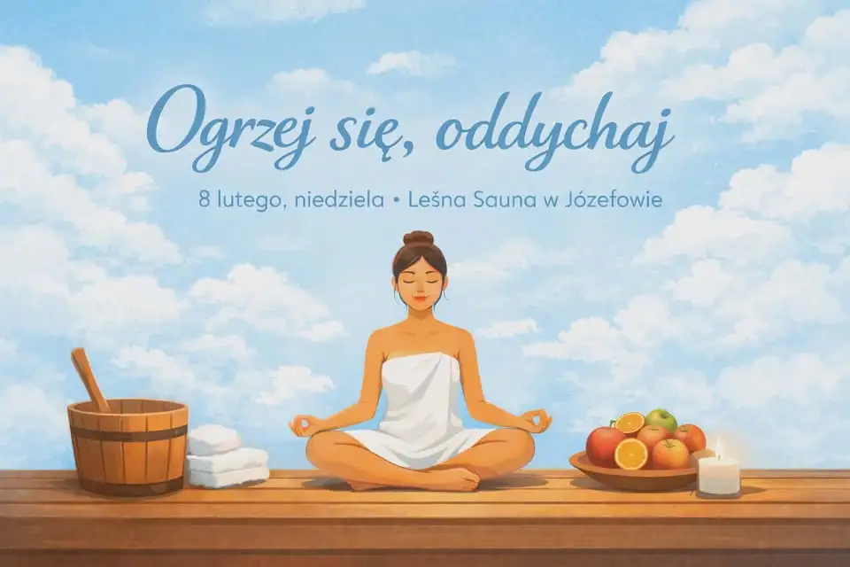 Ogrzej się i oddychaj – warsztat w saunie Obrazek promujący wydarzenie
