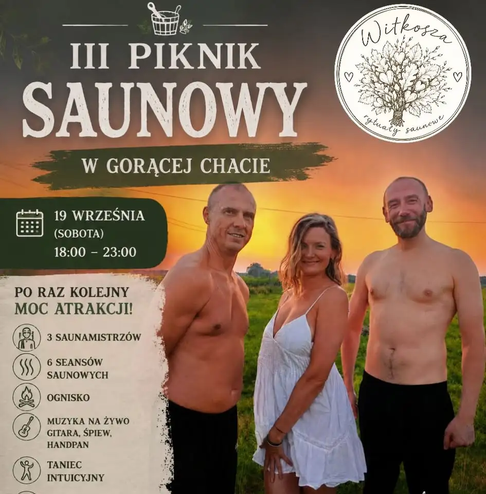III Piknik Saunowy na pożegnanie lata Obrazek promujący wydarzenie